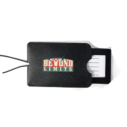 Suitcase Luggage Tags with Sleeve & Elastic Band