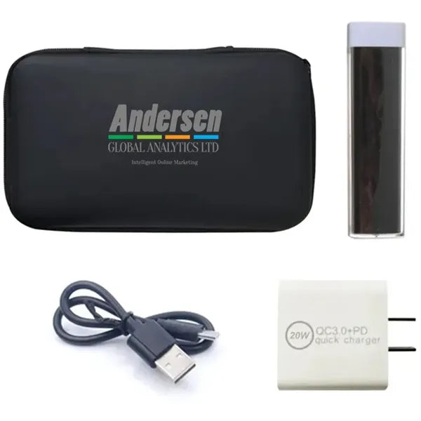 20w Wall Charger and Translucent Power Bank Set