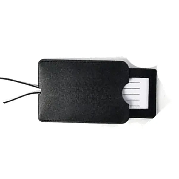 Suitcase Luggage Tags with Sleeve & Elastic Band