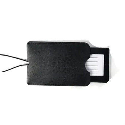 Suitcase Luggage Tags with Sleeve & Elastic Band