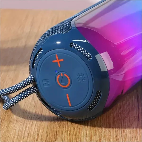 Outdoor Wireless Speaker with Dynamic LED Lights