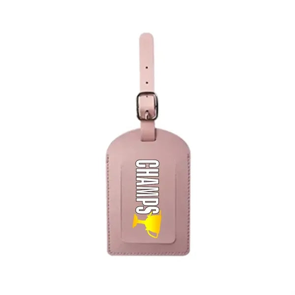 Faux Leather Luggage Tag for Suitcase