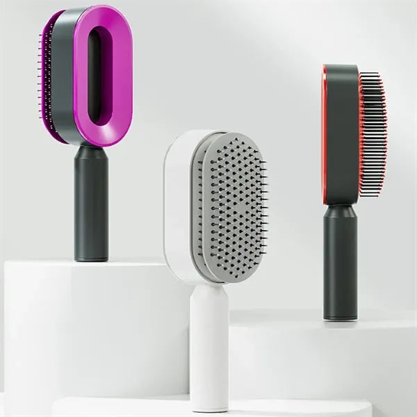 Central Hollow Cushion Comb