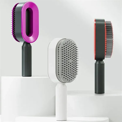 Central Hollow Cushion Comb