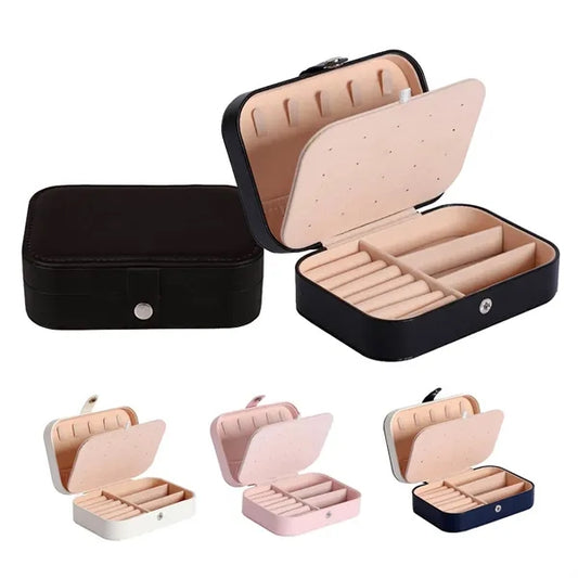 Portable Travel Jewelry Box Organizer