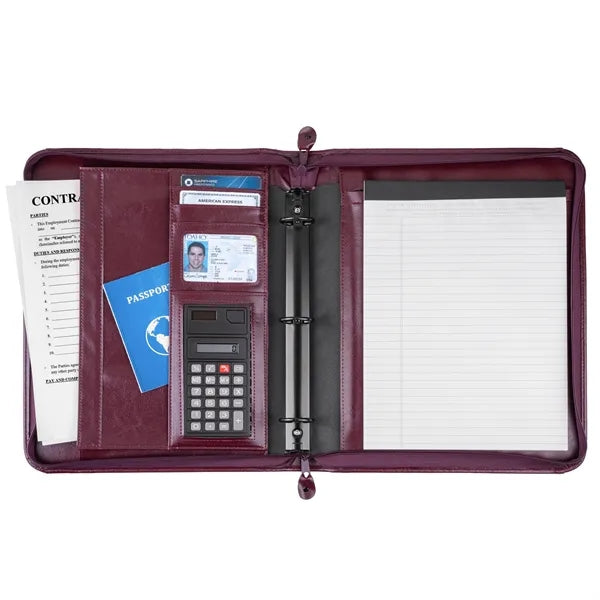 Harvard Binder 3-Ring Portfolio with Retractable Handles