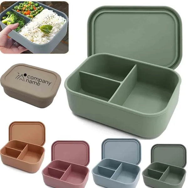 Square Silicone Bento Box