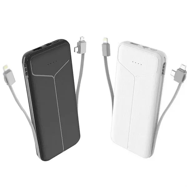 10000mAh Power Bank with Built In Plug