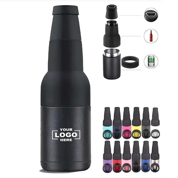 3 in 1 Beer Bottle Insulator Can Cooler