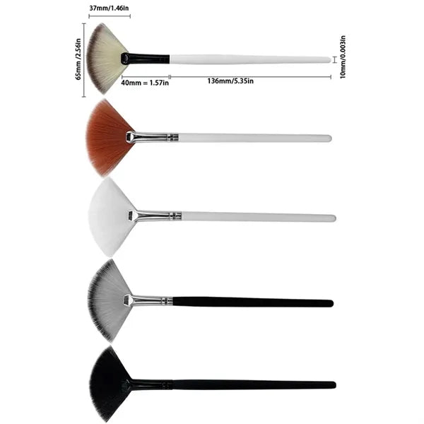 Slim Soft Fan Brush