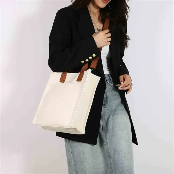 Canvas Tote Bag with Shoulder