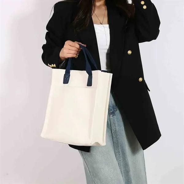 Canvas Tote Bag with Shoulder