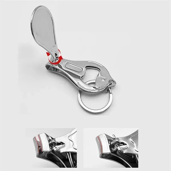 Customizable Nail Clipper Bottle Opener Keychain