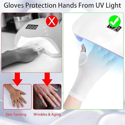 Nail Art Anti-UV Glove