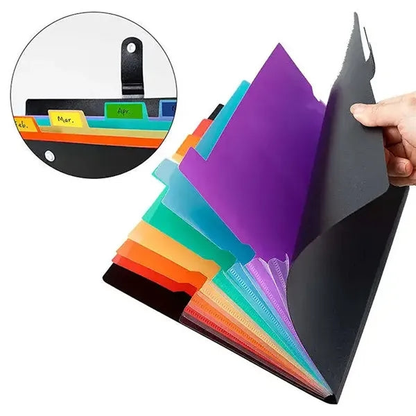 7 Pocket A4 File Organizer