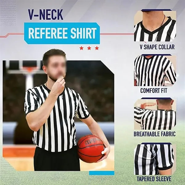Men's V-Neck Referee Shirt