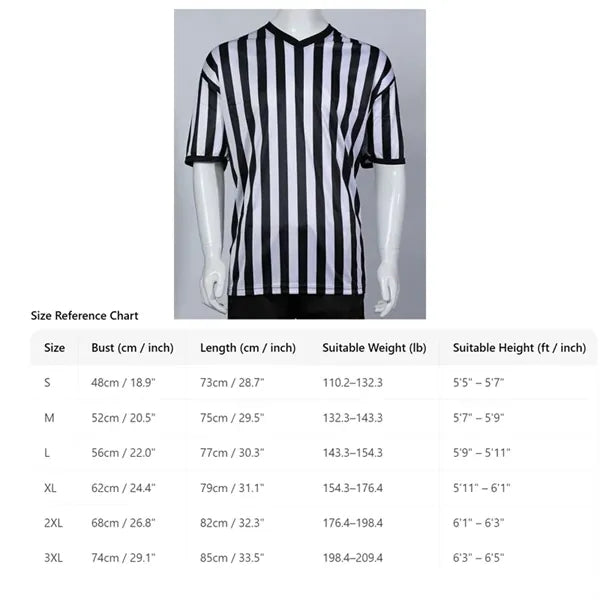 Men's V-Neck Referee Shirt