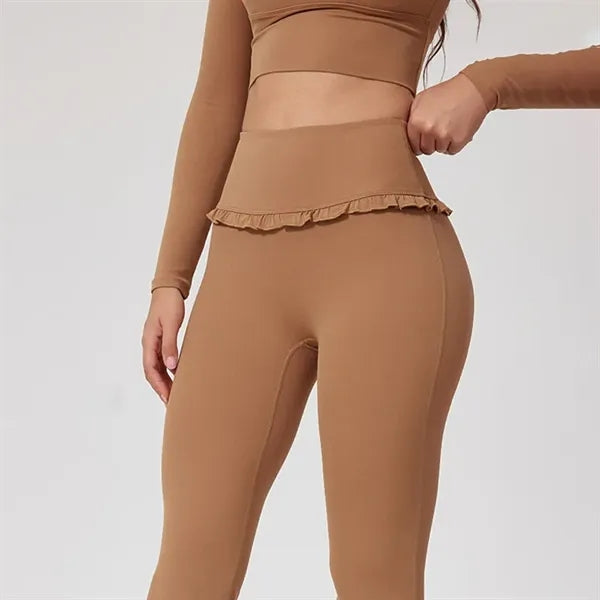 High-Waist Flare Yoga Pants
