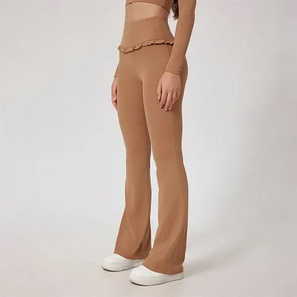 High-Waist Flare Yoga Pants