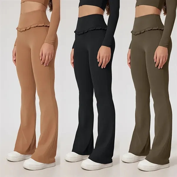 High-Waist Flare Yoga Pants