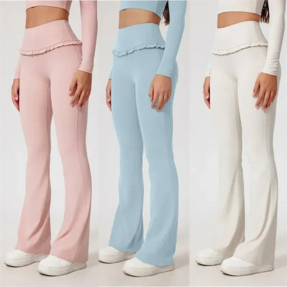 High-Waist Flare Yoga Pants