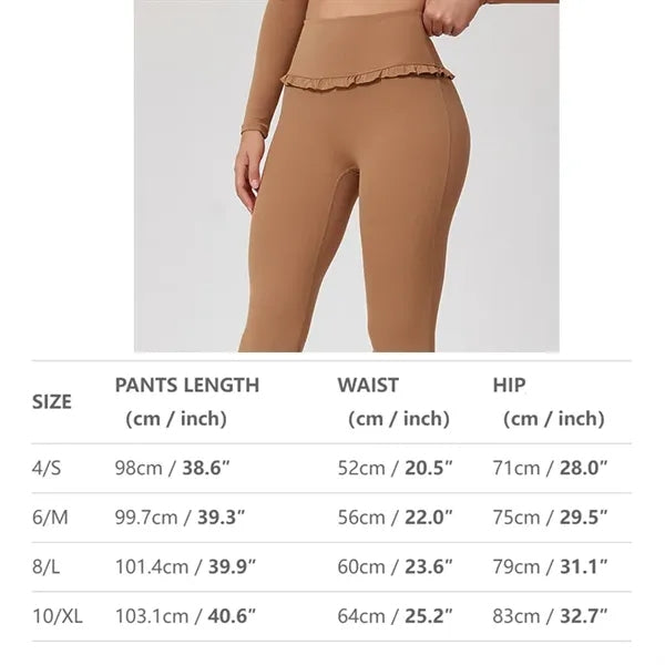 High-Waist Flare Yoga Pants