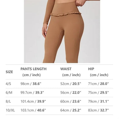 High-Waist Flare Yoga Pants