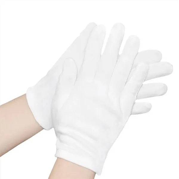 Custom Multiple Size White Soft Thick Cotton Work Gloves