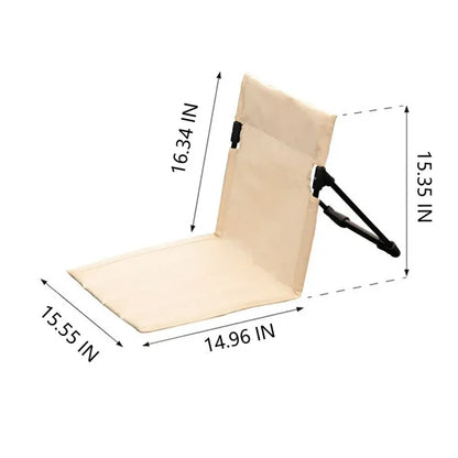 Outdoor Beach Portable Lightweight Folding Legless Chair