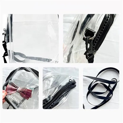 Custom Fashion PVC Transparent Crossbody Phone Bag