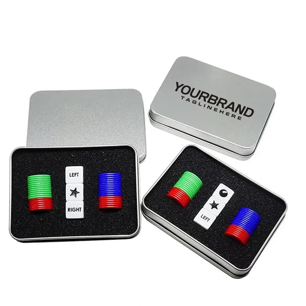 Left Center Right Dice Chips Set