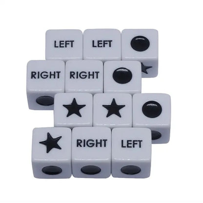 Left Center Right Dice Chips Set