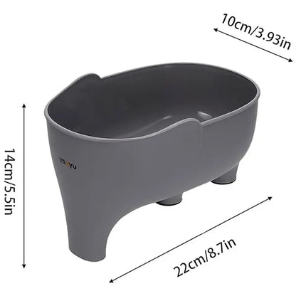 Elephant Shape Fruit Vegetable Drain Basket
