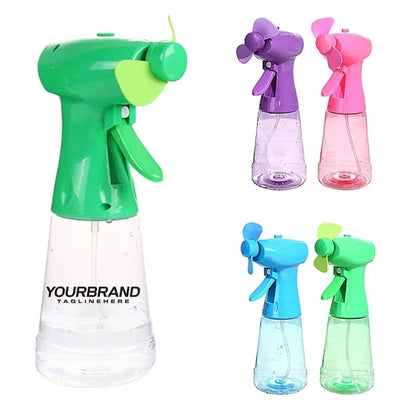 Handheld Portable Cooling Mist Spray Fan