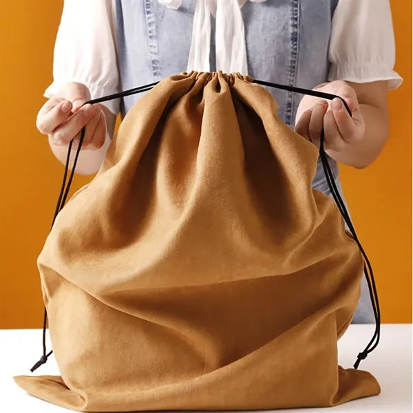 Suede Luxury Dust Bag with Drawstring