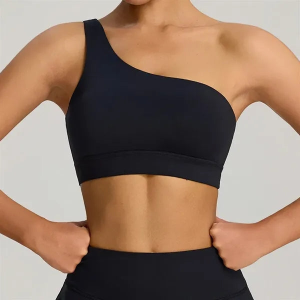 Womens One Shoulder Sports Bra