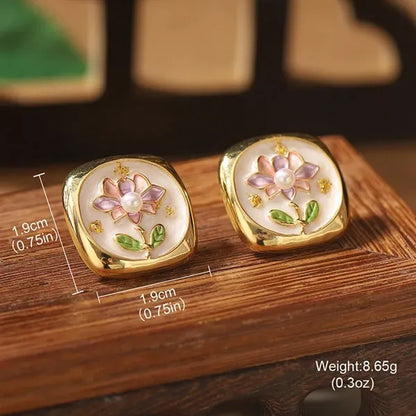 Women's Pearl Monet Earrings