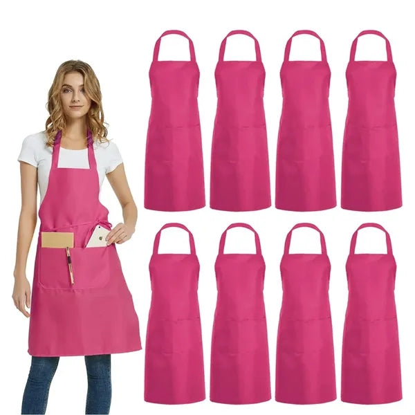 Commercial Apron with 2 Pockets for Kitchen