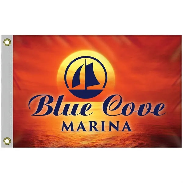 Deluxe 2' x 3' Flag Kit with Pole and White Bracket