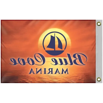 Deluxe 2' x 3' Flag Kit with Pole and White Bracket