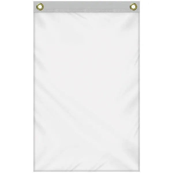 Banner Kit with 2' x 3' Flag and White Bracket