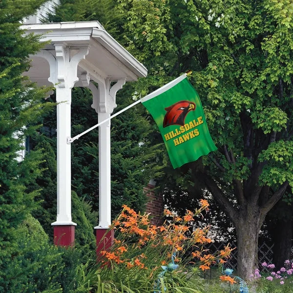 Banner Kit with 2' x 3' Flag and White Bracket