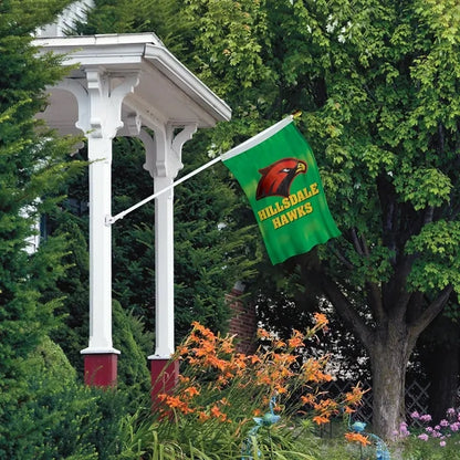 Banner Kit with 2' x 3' Flag and White Bracket