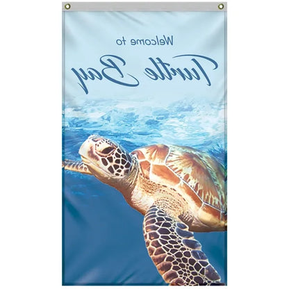 Banner Kit with 3' x 5' Flag and Silver Bracket
