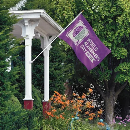 Promotional 3' x 5' Flag Kit with Pole and White Bracket