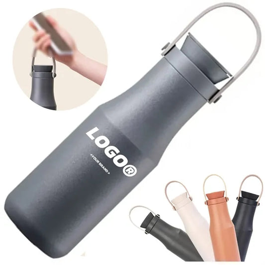 16oz. Portable Stainless Steel Insulated Bottle with Handle