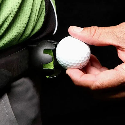 Portable Golf Ball Cleaner with Clip Hanging On The Belt