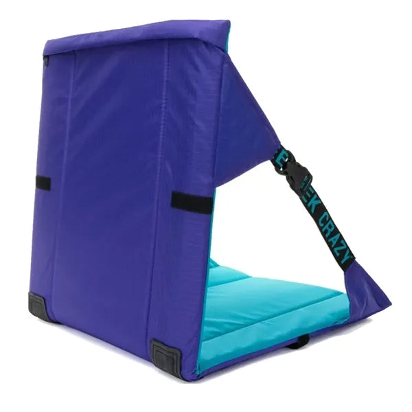 Folding Seat Cushion Floor Chair with Backrest for Festivals