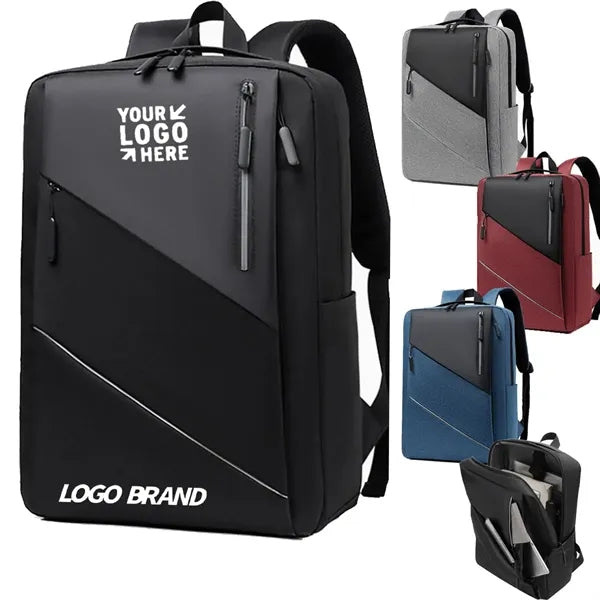 15.6" Travel Laptop Carry on Backpack with USB Charging Port