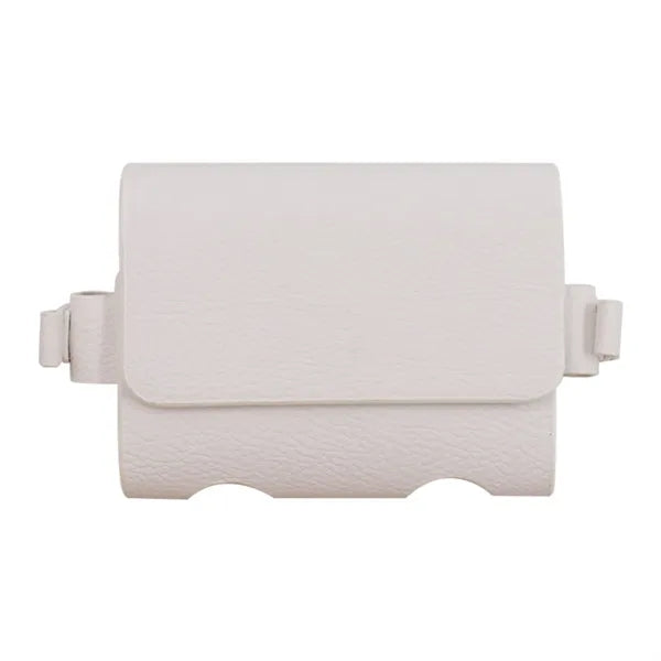Golf Pouch Leather Holder for 2 Balls and Tees